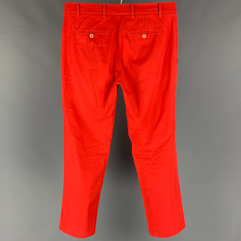 BAND OF OUTSIDERS Size 30 Red Cotton Casual Pants