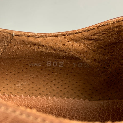 OFFICINE CREATIVE for BARNEY'S NEW YORK Size 10.5 Brown Leather Lace Up Shoes