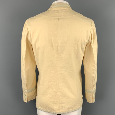 PAUL SMITH Size L Beige Cotton Notch Lapel Sport Coat