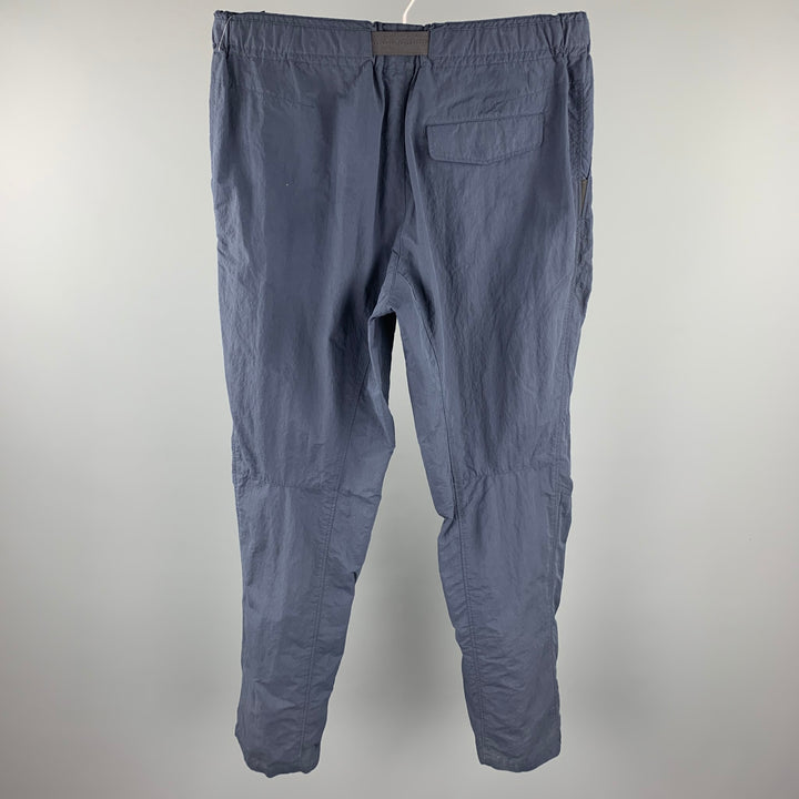 RAG & BONE Size 34 Navy Nylon / Cotton Zip Fly Casual Pants