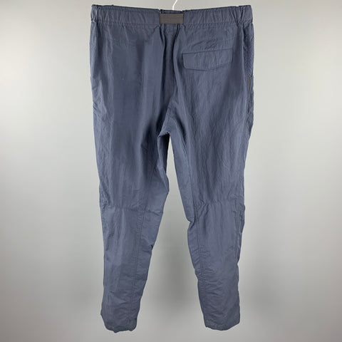 RAG & BONE Size 34 Navy Nylon / Cotton Zip Fly Casual Pants