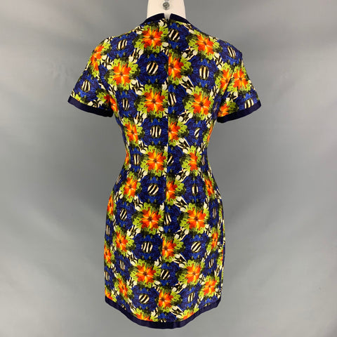 MOTHER OF PEARL Size 2 Multi-Color Cotton / Silk Floral Dress