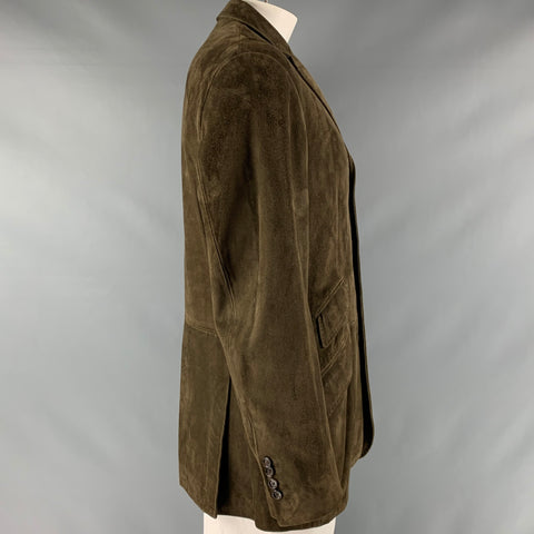 POLO by RALPH LAUREN Size L Brown Single Breasted Jacket