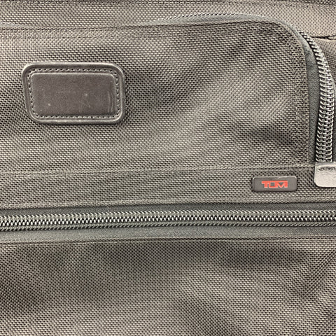 TUMI Black Nylon Canvas Roller Suitcase