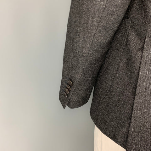BOGLIOLI Size M Grey Charcoal Wool Blend Single Breasted Sport Coat