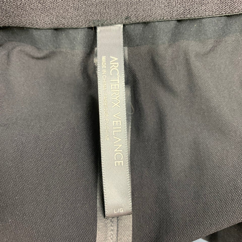 ARCTERYX Size L Black Nylon Elastic Waistband Secant Trackpants