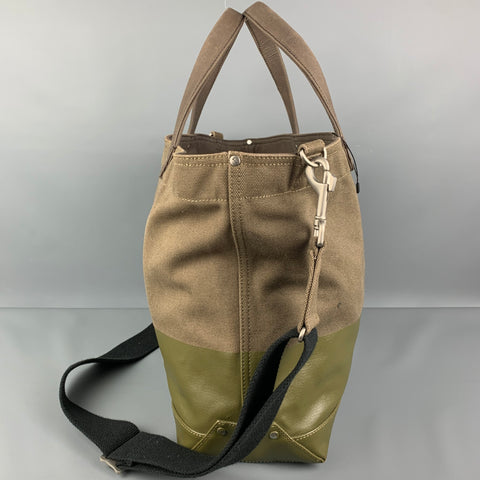 JACK SPADE Sac fourre-tout rectangulaire en toile olive