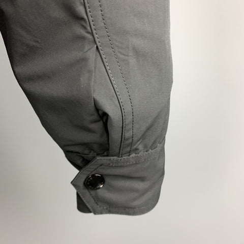 RAG & BONE Size M Black High Collar Full Zip Jacket