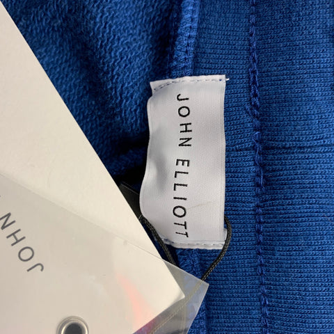 JOHN ELLIOTT Pantalones deportivos con cordón de algodón azul real Talla S