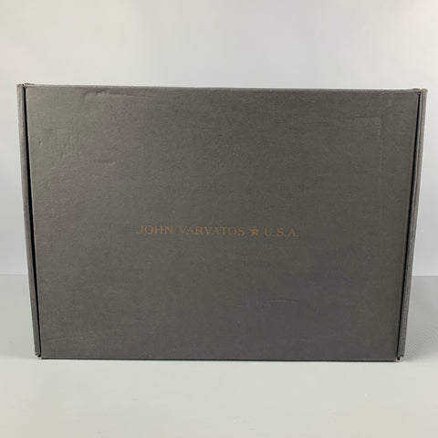 JOHN VARVATOS Size 8 Grey Suede Lace Up Brooklyn Boots