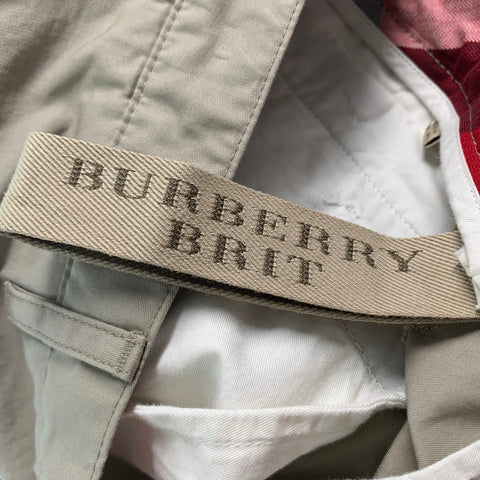 BURBERRY BRIT Size 32 Khaki Solid Cotton Button Fly Casual Pants