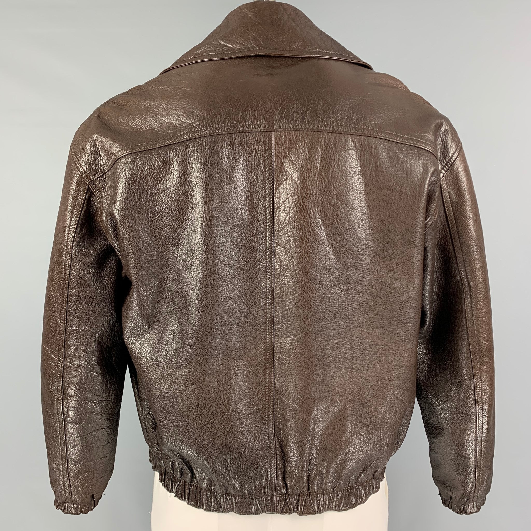 Vintage GIORGIO ARMANI Size 48 Brown Single Breasted Jacket – Sui