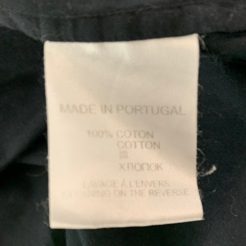 GIVENCHY Talla L Camisa de manga larga de algodón negra
