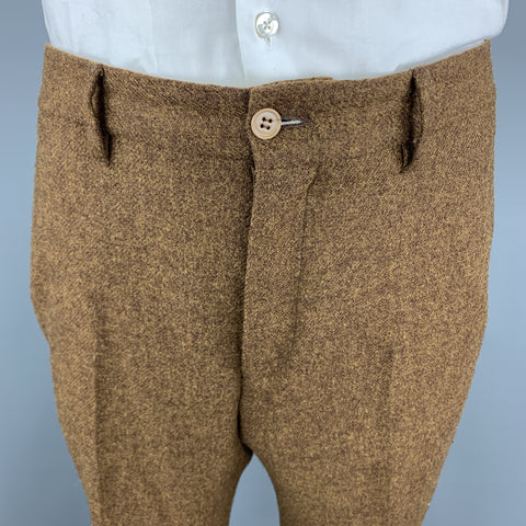 ACNE STUDIOS Size 44 Brown Tweed Wool Blend Nautical 36 31 Suit