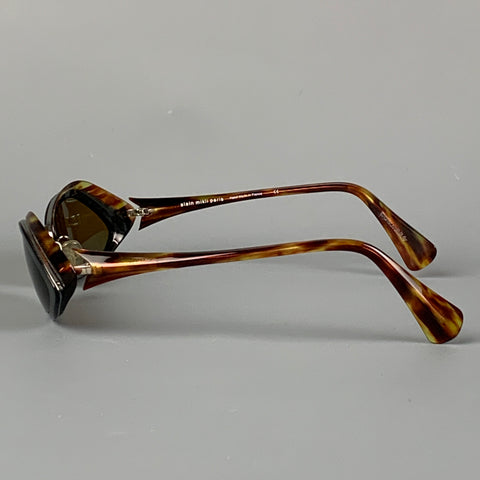 ALAIN MIKLI Tortoise Shell Black Acetate Sunglasses & Eyewear