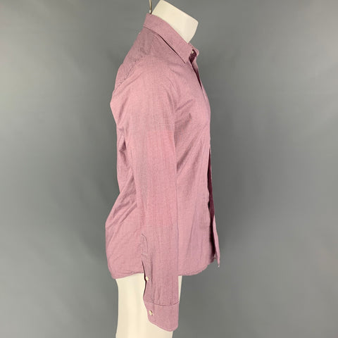 MAISON MARTIN MARGIELA Size S Red White Blue Dots Cotton Long Sleeve Shirt