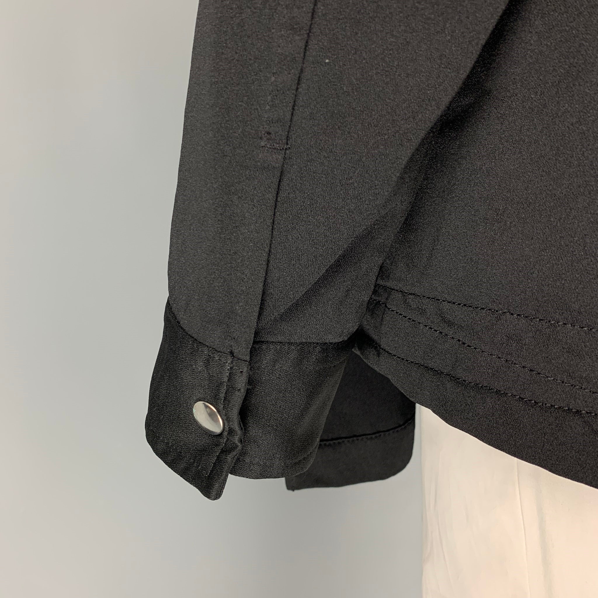 COMME des GARCONS HOMME PLUS Size L Black Polyester Asymmetrical