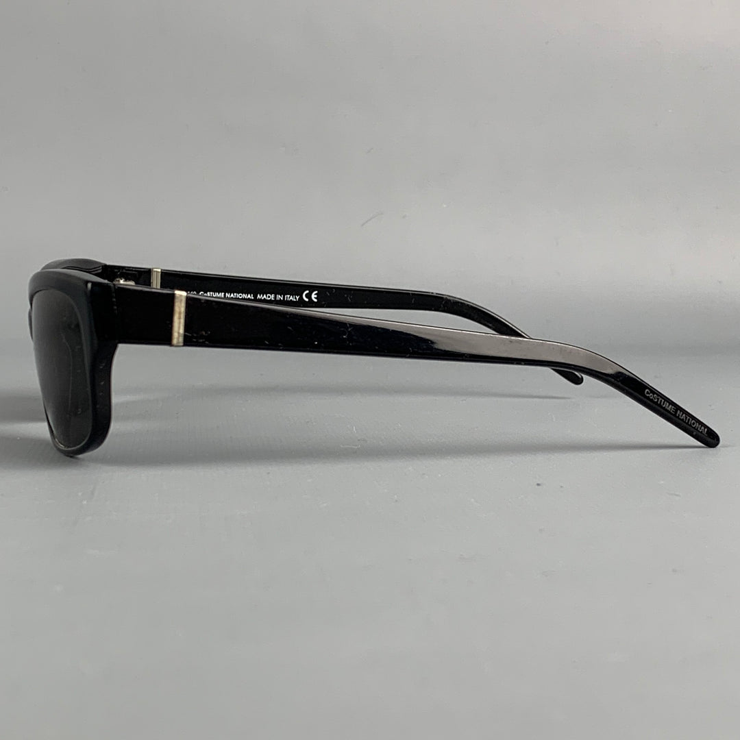 Vintage CoSTUME NATIONAL Black Acetate Sunglasses