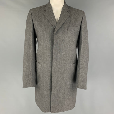 PS by PAUL SMITH Size 42 Grey Wool Hidden Placket Coat