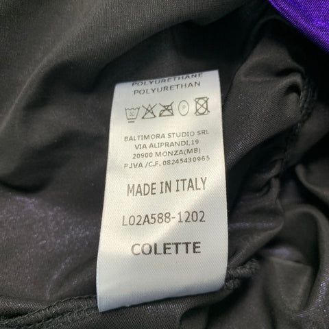 THE ANDAMANE Vestido de manga larga fruncido de poliéster y elastano talla S Morado