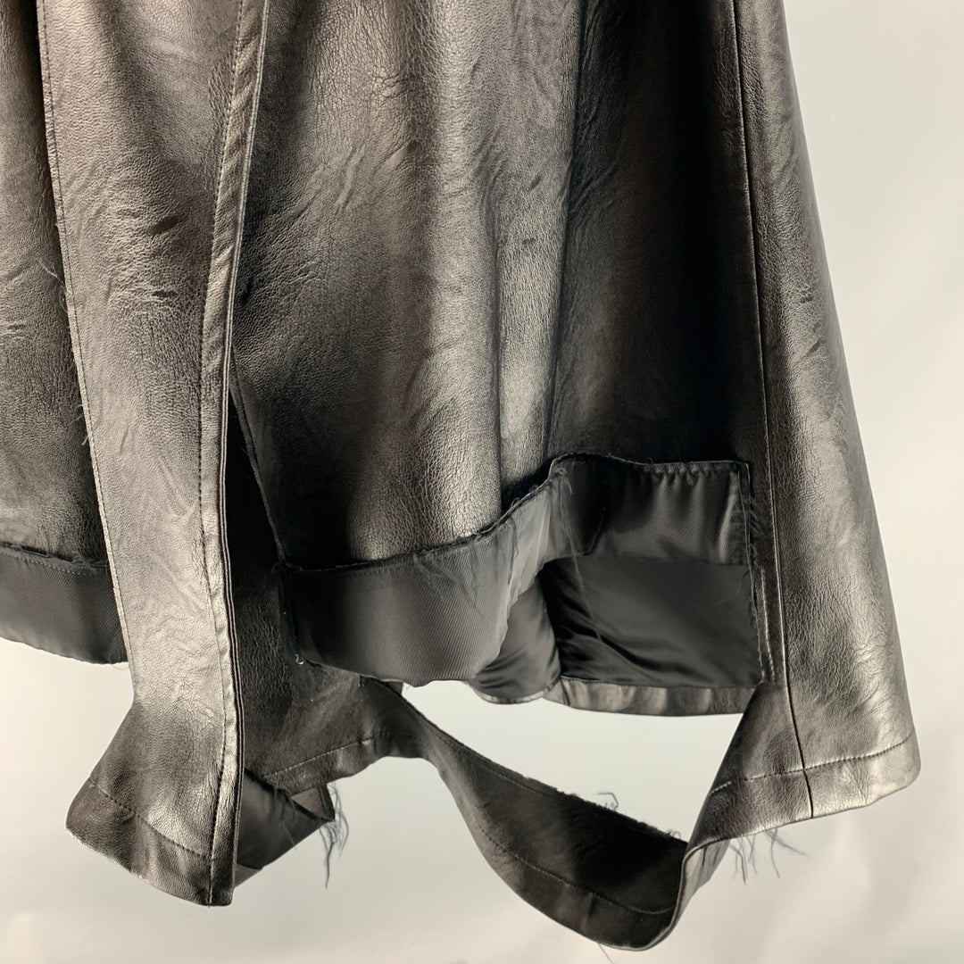 MAISON MARGIELA Size 32 Black Solid Polyurethane Casual Pants