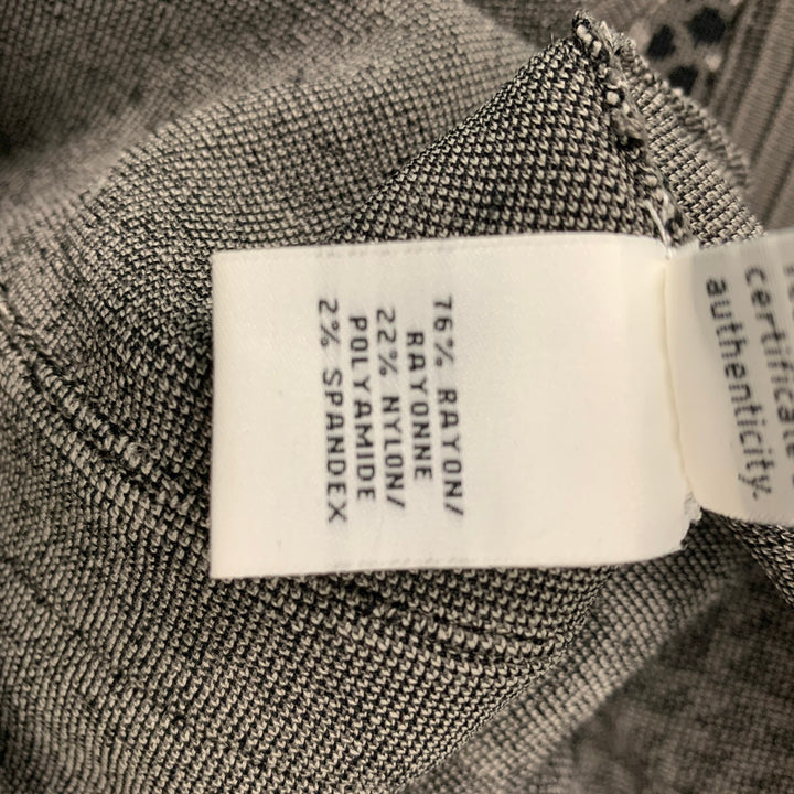 DIANE VON FURSTENBERG Size S Grey Taupe Rayon Blend Snake skin print Dress