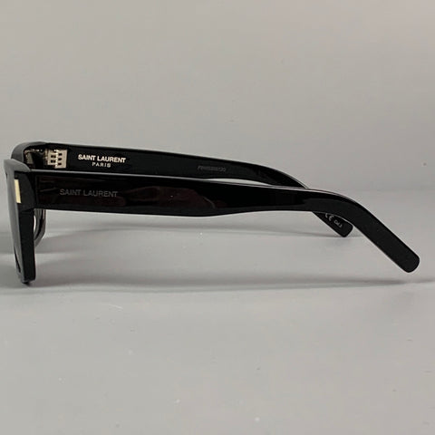 SAINT LAURENT Black Acetate Sunglasses