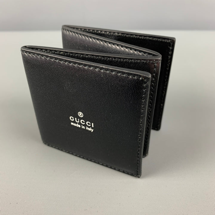 GUCCI Black Leather Mini Photo Frame