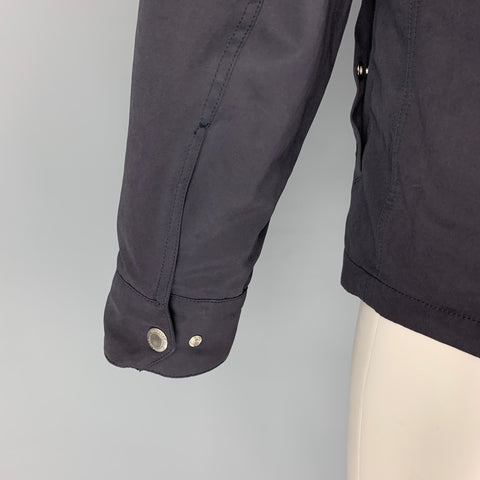 BRUNELLO CUCINELLI Size 38 Navy Polyester / Nylon Jacket