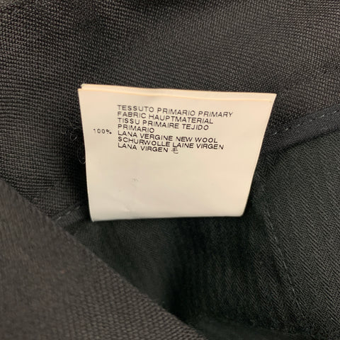 VIKTOR & ROLF Size 34 Black Wool Zip Fly Dress Pants