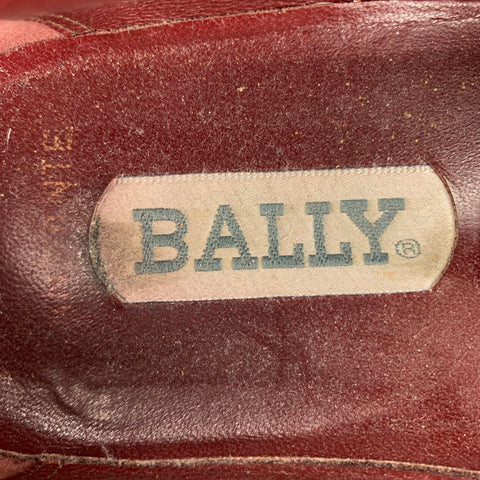 BALLY Adante Size 11 Black Silk Slip On Loafers