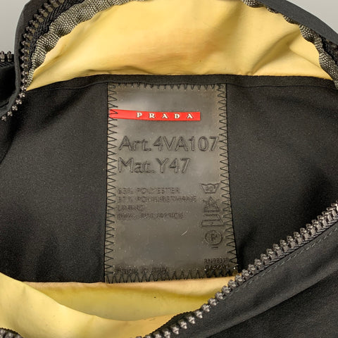 Sac banane PRADA SPORT en polyester / polyuréthane noir