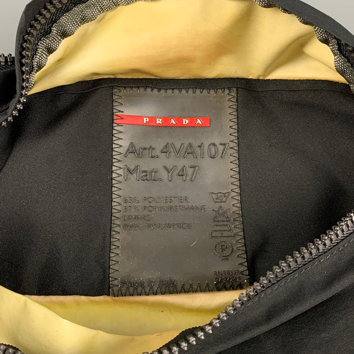 Sac banane PRADA SPORT en polyester / polyuréthane noir