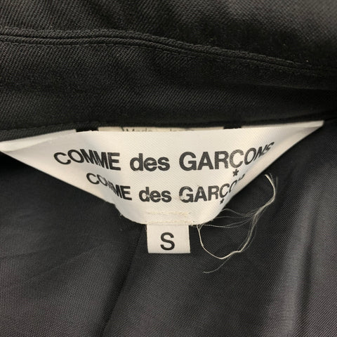 COMME des GARCONS Size S Black Wool Tails Reversible Jacket
