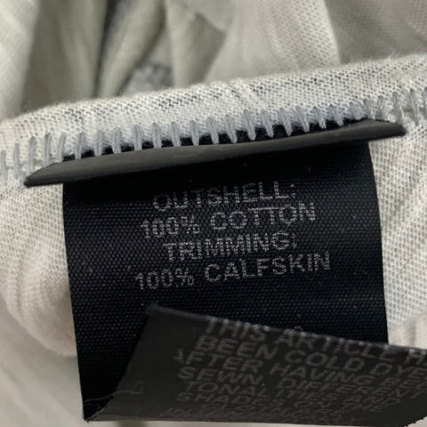 ISAAC SELLAM Size 0 Grey Brown Cotton Calfskin Tank Dress