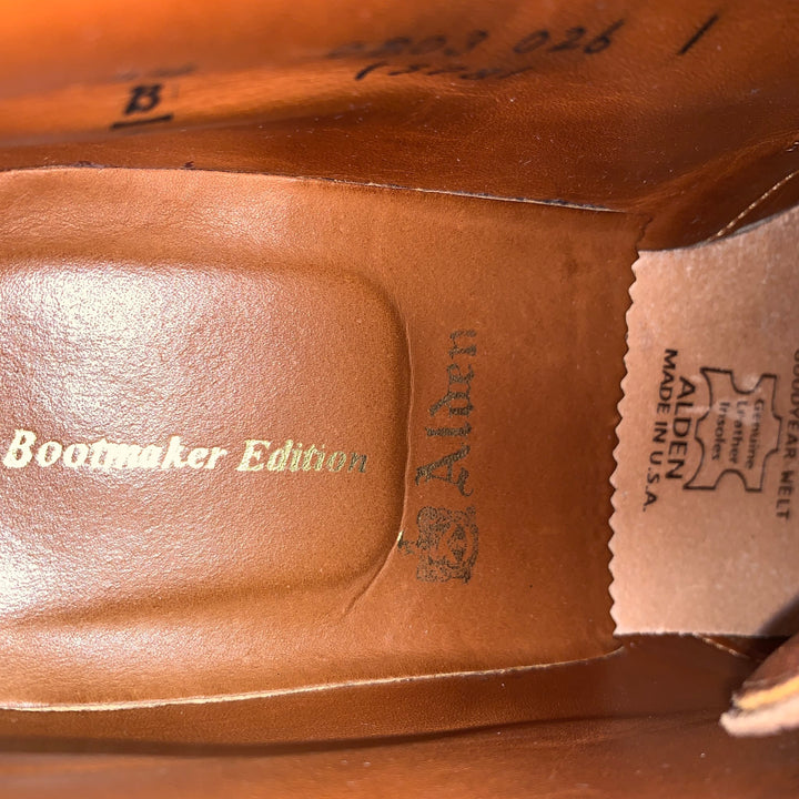ALDEN Size 6.5 Brown Leather Chukka Boots