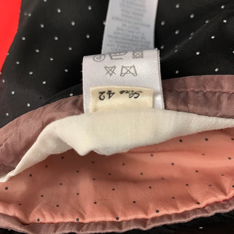 PAUL SMITH Taille 42 Manteau de sport à revers cranté en laine rouge