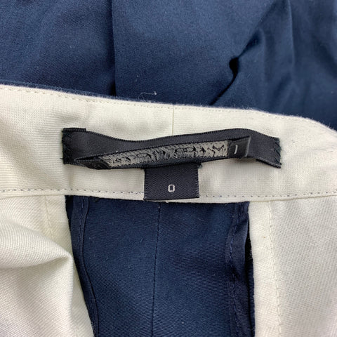 MARC JACOBS Pantalon décontracté chino en coton bleu marine taille 0
