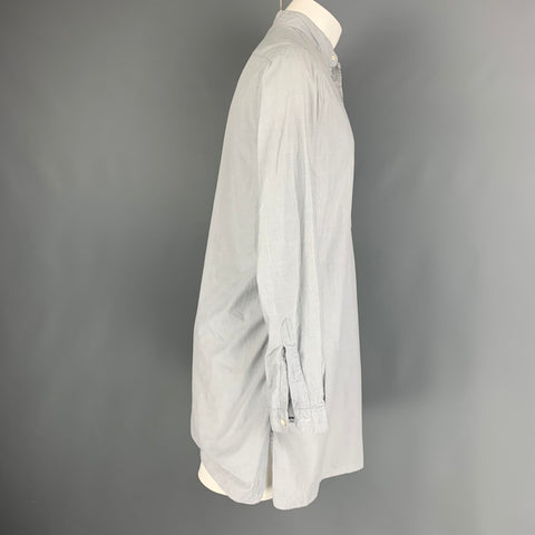 ASHLAND SHIRT & PAJAMA CO. Size M Blue Long placket Long Sleeve Shirt