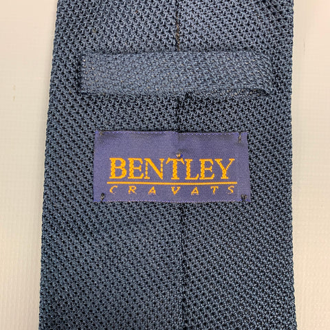 BENTLEY Navy Textured Silk Tie