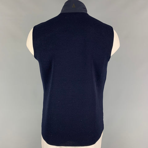 AZTECH Dale of Aspen Size L Navy Quilted Polyamide Blend Zip Up Vest