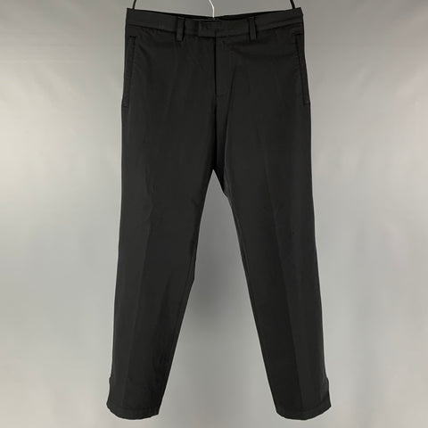 PRADA Size 34 Black Polyester Elastane Casual Pants
