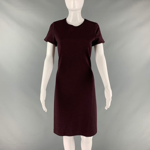 ST. JOHN Taille 2 Rayonne de laine marron sous les tenues du genou