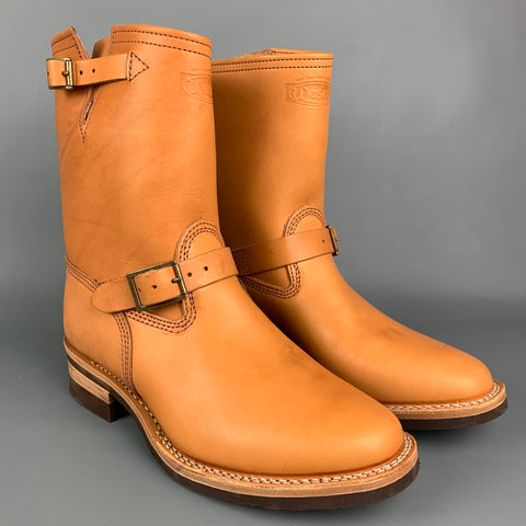 WESCO Size 11.5 Tan Leather Pull On Motorcycle Boots