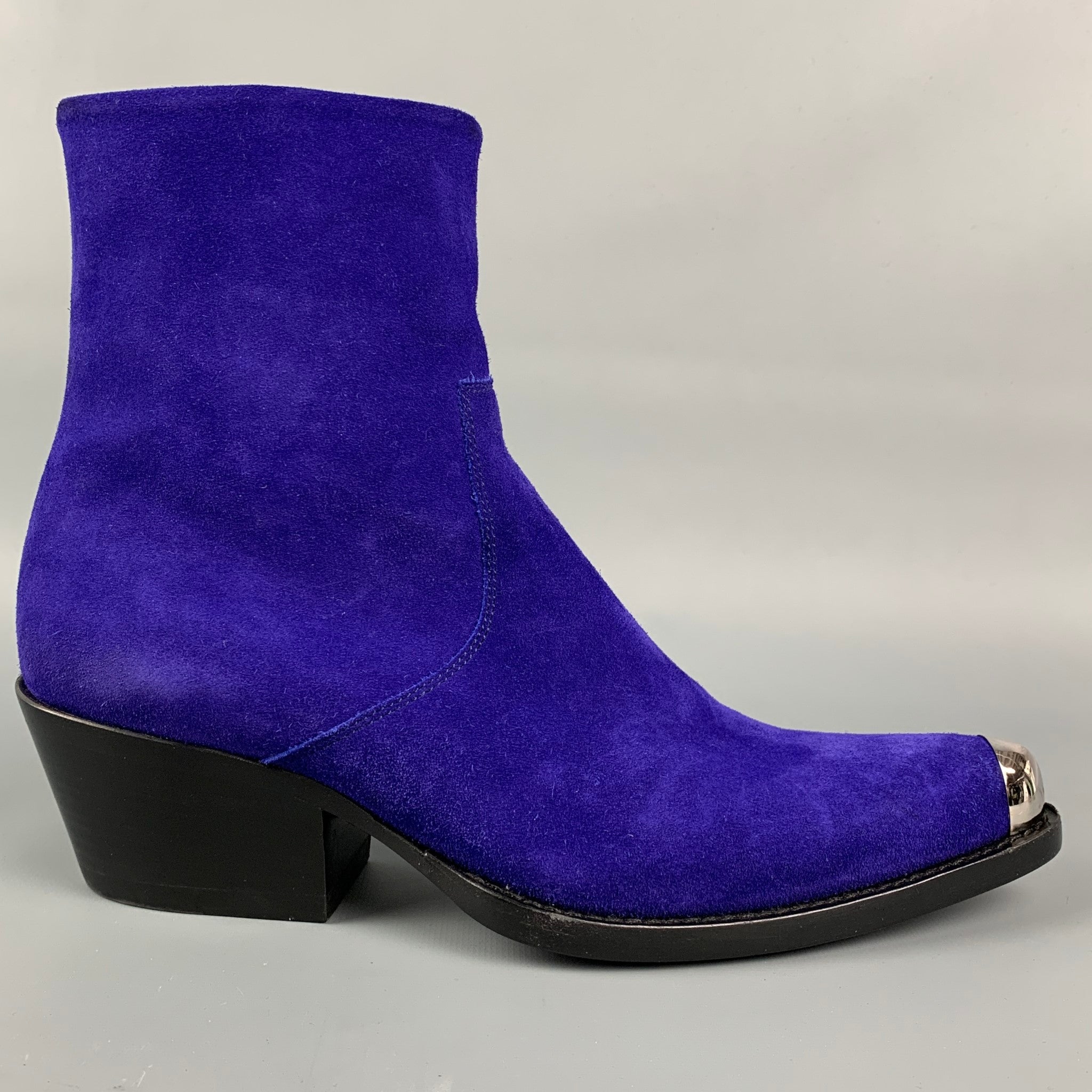 Calvin klein suede sale booties