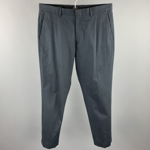 J CREW Ludlow Size 32 Black Cotton Zip Fly Dress Pants