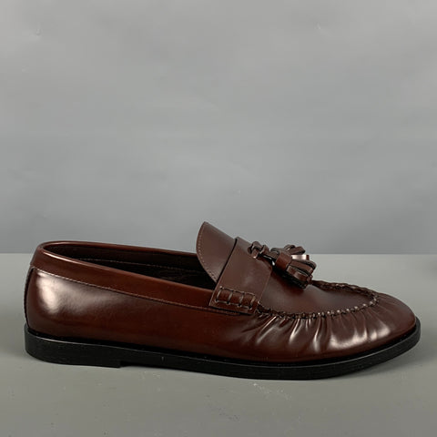 THE ROW Zapatos planos tipo mocasín marrón talla 7