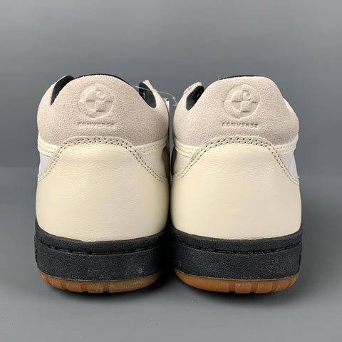 CONVERSE x CARTHARTT WIP Size 9.5 White Black Suede Sneakers