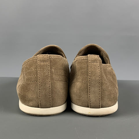 VINCE Size 8 Beige Taupe Suede Slippers Loafers