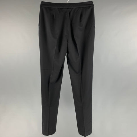 STELLA McCARTNEY Size 6 Black Wool Solid Zip Fly Dress Pants